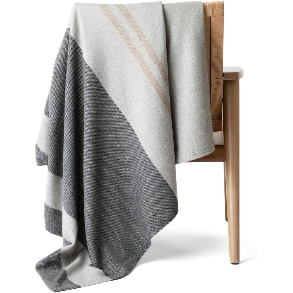 Cashmere Throw Blanket - 100% Pure Cashmere Throw Blanket for