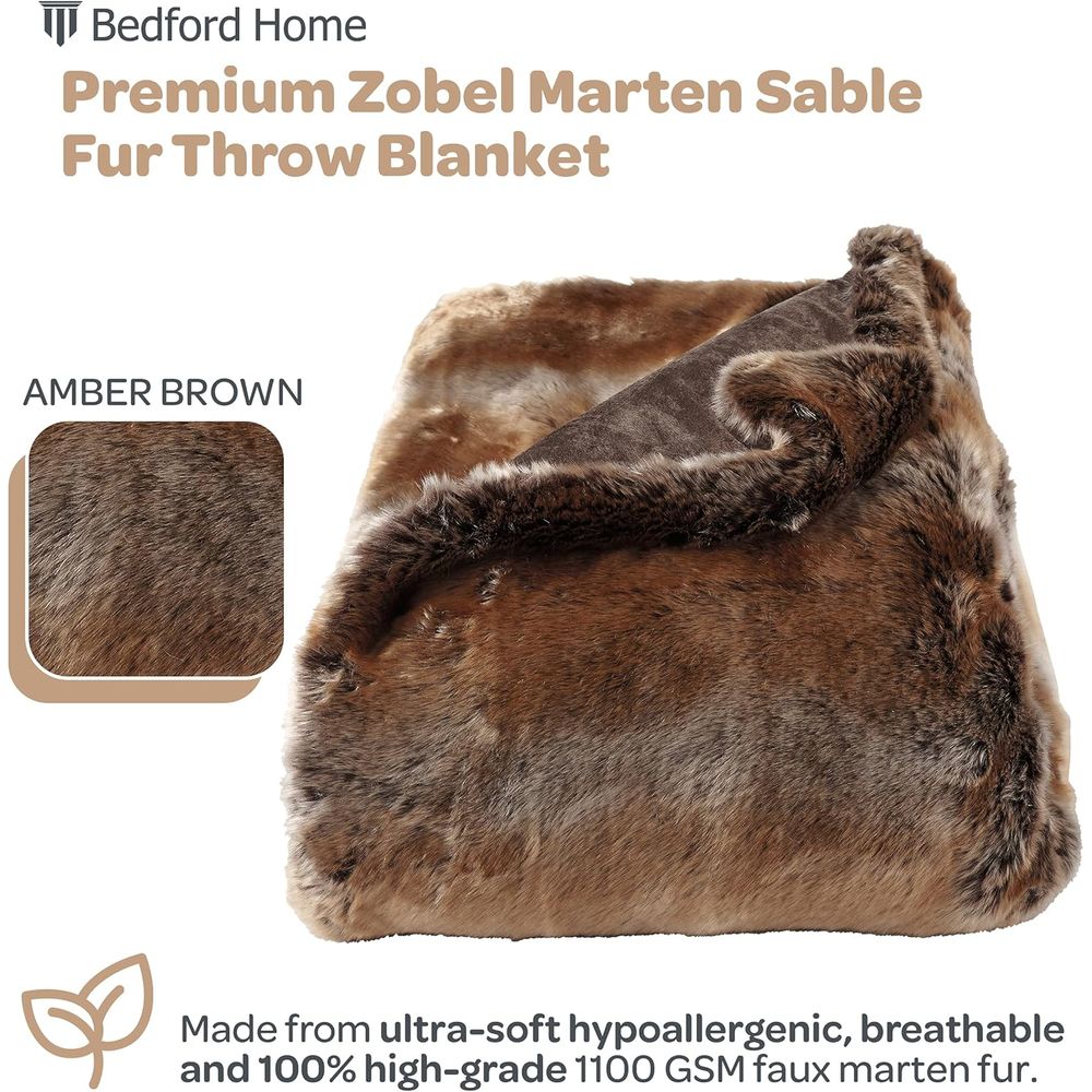 Faux Fur Throw - Luxurious, Hy - огляд і ціна Cashmere Throw Blanket