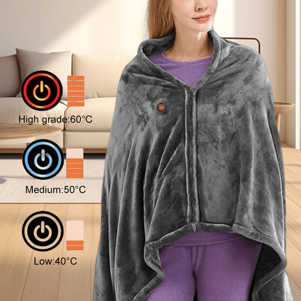 Wearable Heating Electric Blan - огляд і ціна Cashmere Throw Blanket