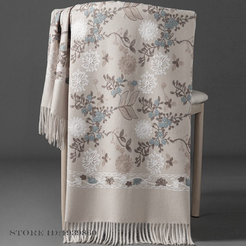 Women's Cashmere Pashmina Scar - огляд і ціна Cashmere Throw Blanket