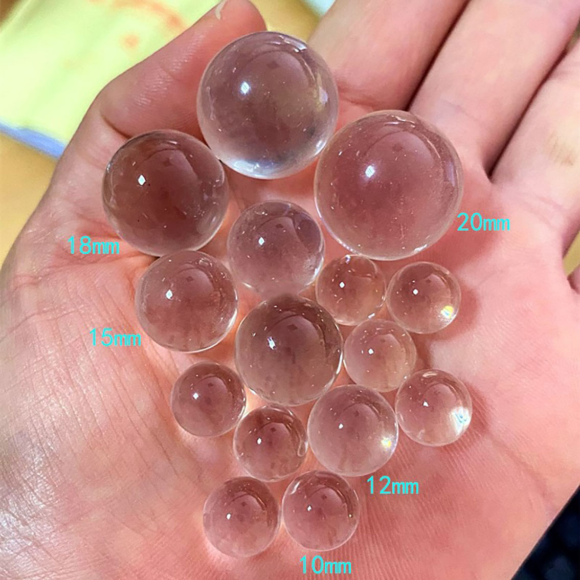 1Pcs Clear Plastic Solid Cryst - огляд і ціна Crystal Ball Decor
