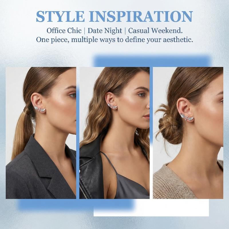 Angel Wings Cross Earrings Lux - огляд і ціна Luxury Lifestyle For Women