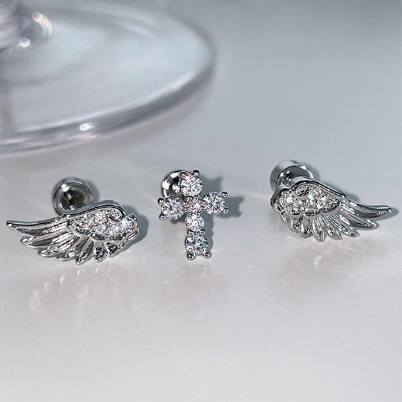 Angel Wings Cross Earrings Lux - огляд і ціна Luxury Lifestyle For Women